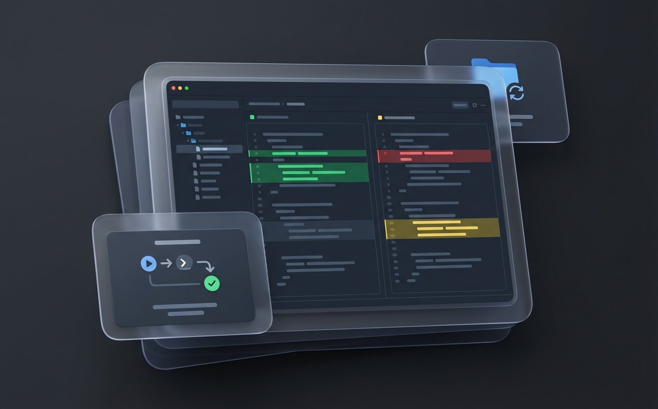 WinMerge 文件差异对比界面