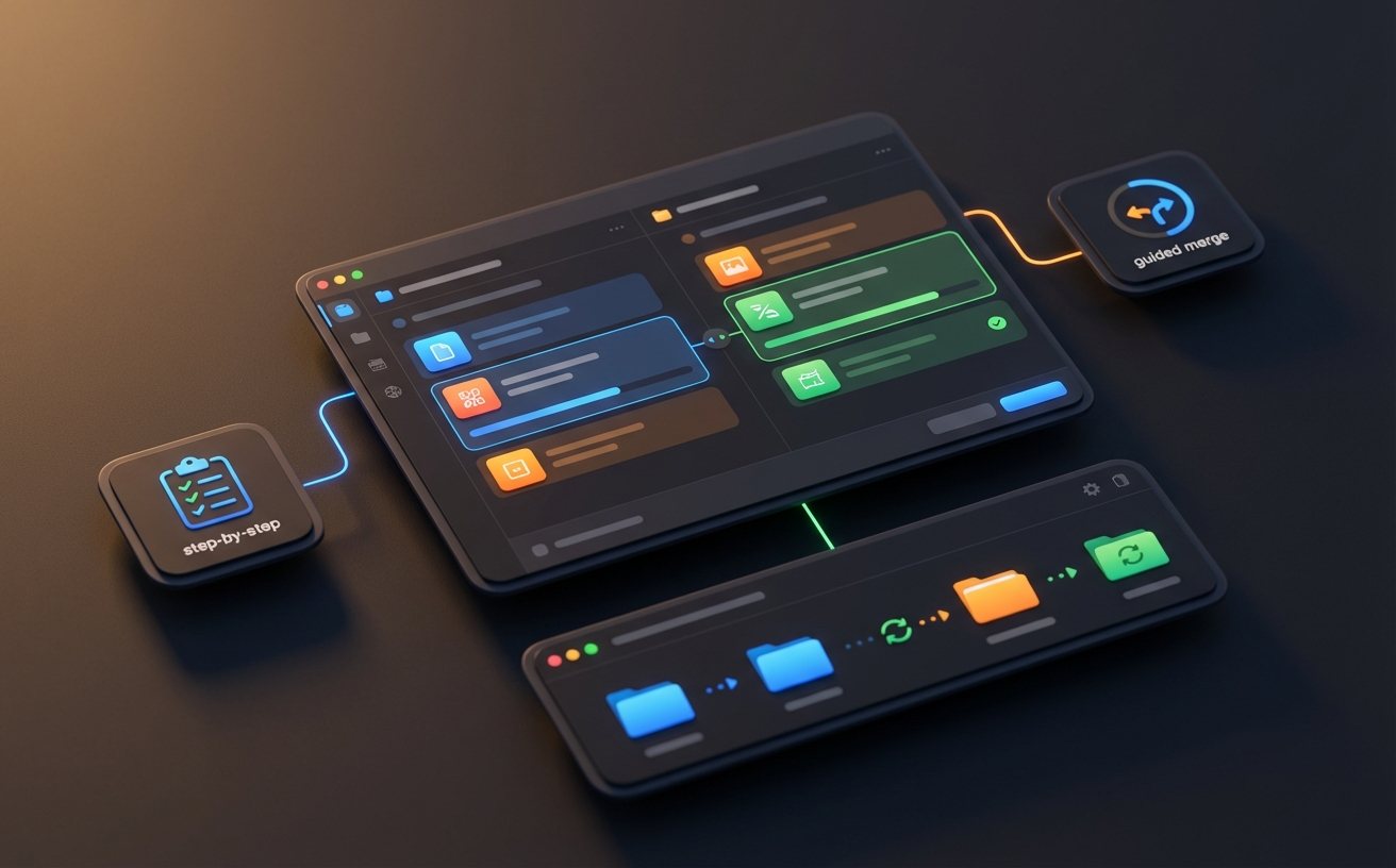 WinMerge 文件夹比较与同步操作
